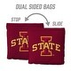 preview thumbnail 4 of 3, Iowa State Cyclones NCAA Dual Sided Pro Stop & Slide Cornhole Bags
