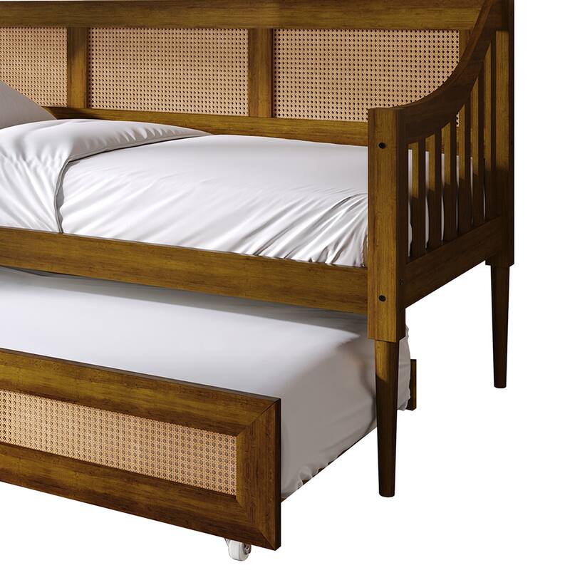 CraftPorch Modern Twin Daybed with Trundle
