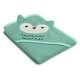 preview thumbnail 2 of 3, Baby/Infant Hooded Bath Towel - Super Soft and Absorbent- Newborn Essential - Light Teal Owl