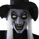 preview thumbnail 3 of 4, Lighted Vampire in Robe and Top Hat with Sound Hanging Halloween Decoration - 6'