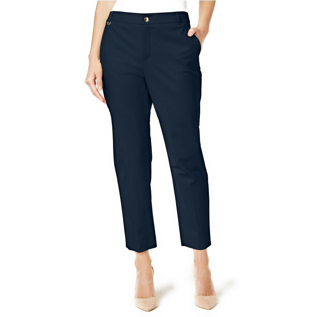 charter club slim leg ankle pants
