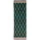 preview thumbnail 86 of 93, SAFAVIEH Handmade Natural Fiber Bethia Casual Jute Trellis Rug 2'6" x 8' Runner - Dark Green/Natural - Runner