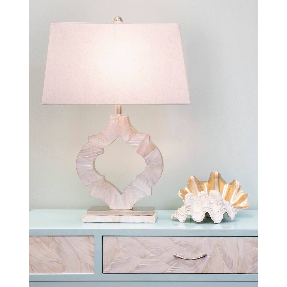 Sarasota Table Lamp with Mother of Pearl Shade Bed Bath & Beyond