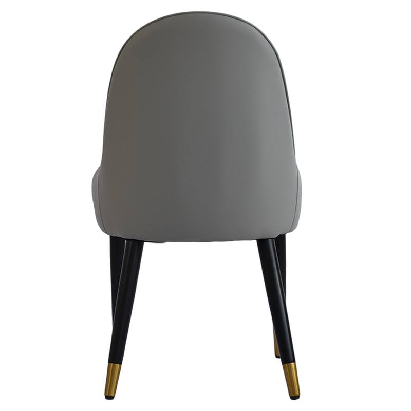 Set of 2 Modern Upholstered PU Leather Dining Chair