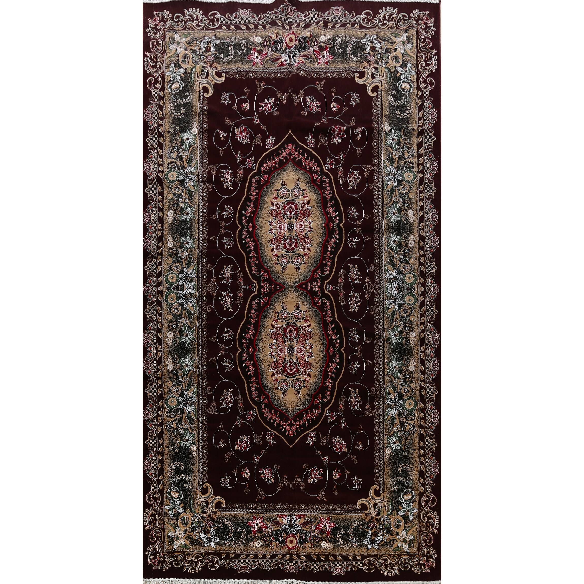 Shop Floral Aubusson Oriental Turkish Area Rug Dining Room Large Carpet 9 8 X 16 9 Overstock 31606435