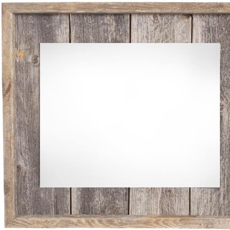 HomeRoots 11" x 14" Gray Solid Wood Hanging Picture Frame
