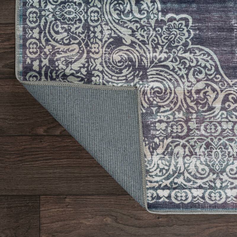 JONATHAN Y Asa Bohemian Medallion Machine Washable Area Rug
