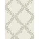 preview thumbnail 6 of 5, Seabrook Designs Kiran Scroll Frame Non-Woven Unpasted Wallpaper 27 in. W x 27 ft. L - Metallic Smoke