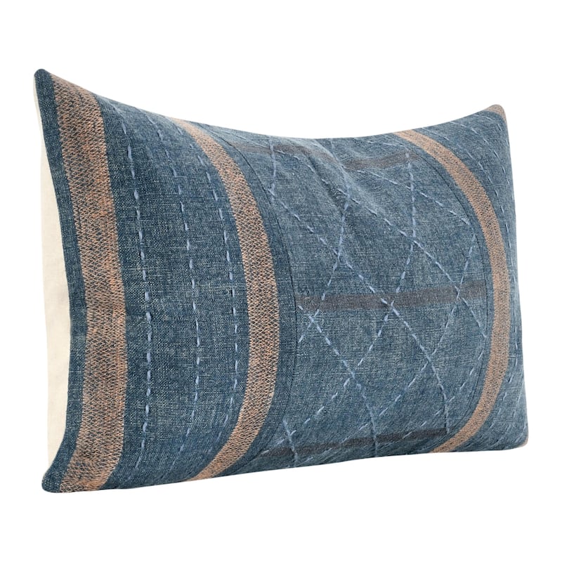 Villa by Classic Home Origin Belgian Linen Blend Throw Pillow