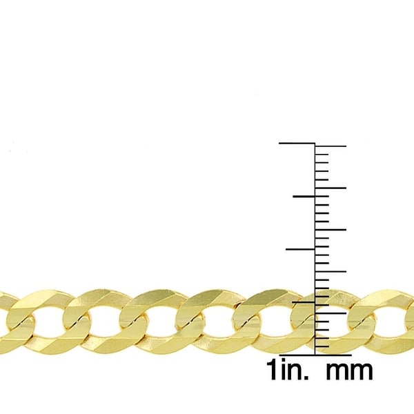 10K Yellow Gold 8.5MM Solid Cuban Curb Link Bracelet Chain 8.5", Gold Bracelet for Men & Women, 100% Real 10K Gold