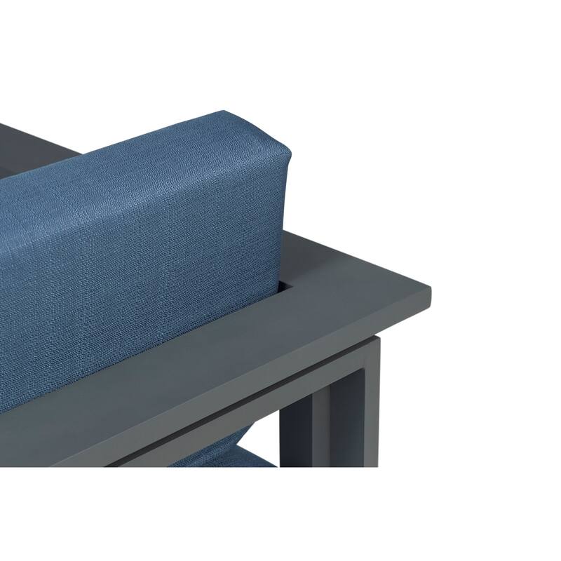 Sardinia Outdoor Arm Chair with Aluminum Metal Frame