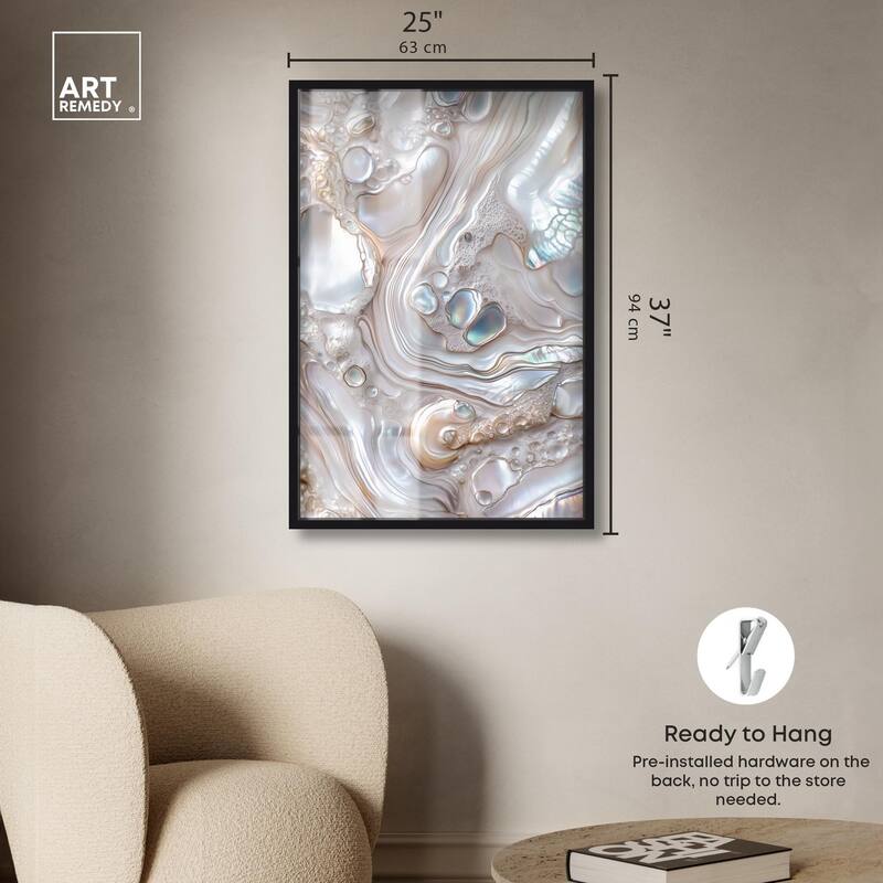 Fluid Preciousness II Shadowbox by Art Remedy