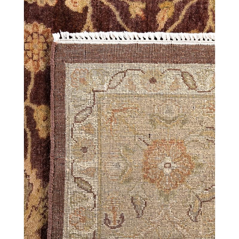 Oushak One-of-a-Kind Handmade Area Rug, Red - 9' 1" x 11' 10"