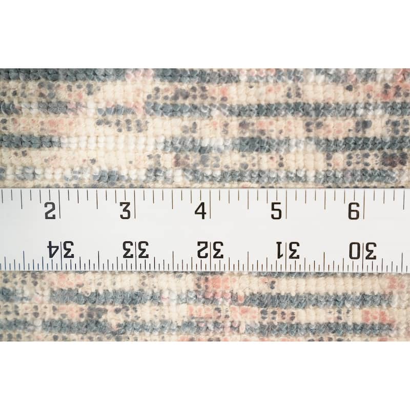 Hand Knotted Oriental Viscose Silk Carpet Modern Abstract Multi-Colored Abstract Area Rug - 4' 0'' X 2' 0''