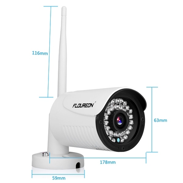 Floureon 4CH Wireless CCTV 1080P DVR 