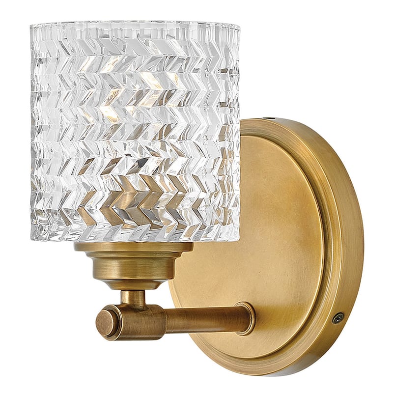Hinkley Lighting 8" Tall Bathroom Sconce - Heritage Brass