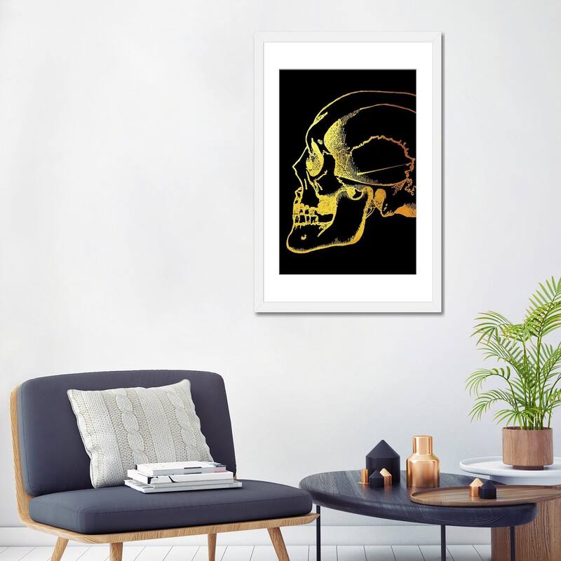 iCanvas "Skull Side" by Gab Fernando