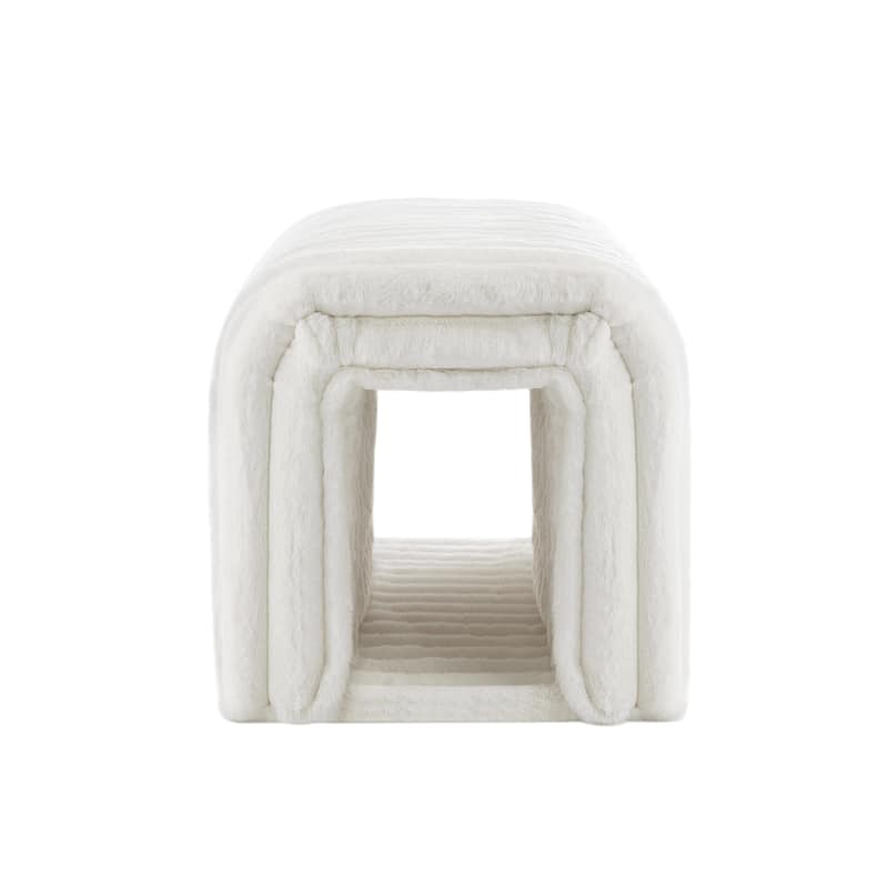 Pet Supplies Ottoman Storage Bench Corduroy Bench Cat's Nest to Hide for the Living Room, Entryway and Bedroom