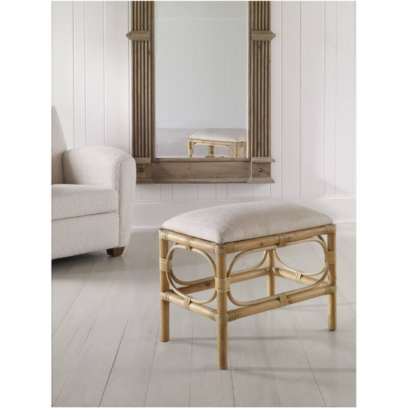 Uttermost 236-LAGUNA-BENCH-SMALL Laguna 24" Wide Framed Striped Bench