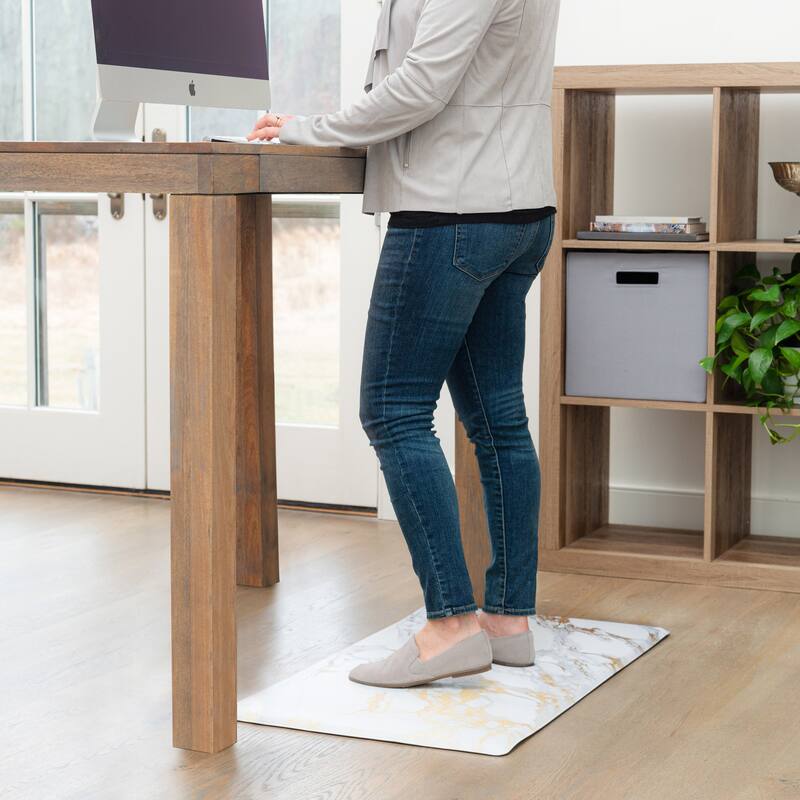SoHome Cozy Living Modern Marble Anti-Fatigue Kitchen Mat