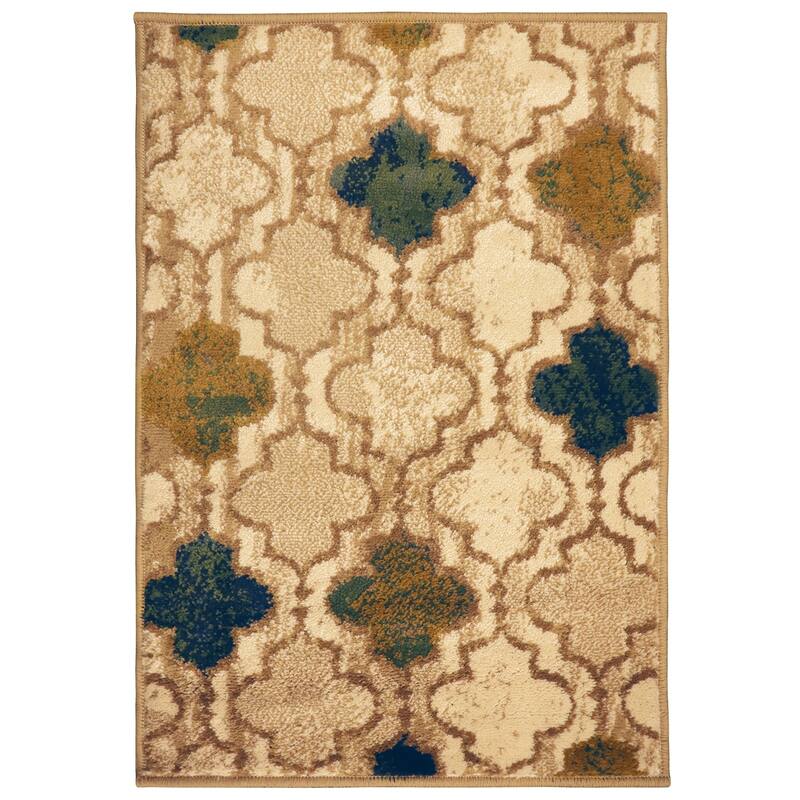Superior Viking Contemporary Geometric Trellis Indoor Runner or Area Rug