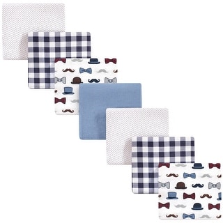 Little Treasure Baby Boy Cotton Flannel Receiving Blankets, Handsome Fella 7-Pack, One Size - Handsome Fella 7-Pack - One Size