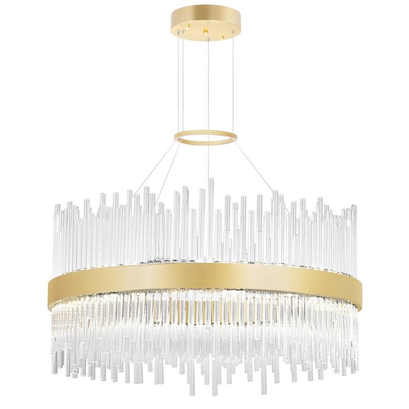 Genevieve LED Chandelier With Medallion Gold Finish - Medallion Gold - Medallion Gold