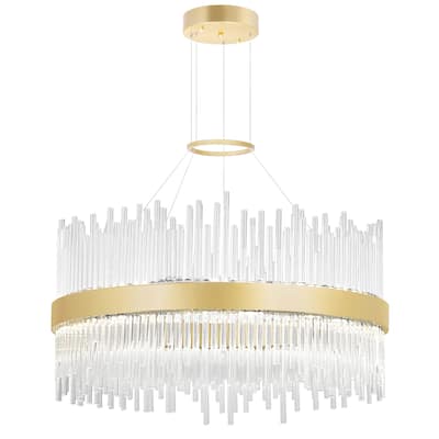 Genevieve LED Chandelier With Medallion Gold Finish - Medallion Gold