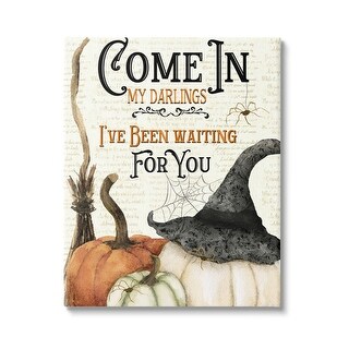 Stupell Come In Spooky Halloween Canvas Wall Art Design by Deane Beesley - Bed Bath & Beyond - 40016568
