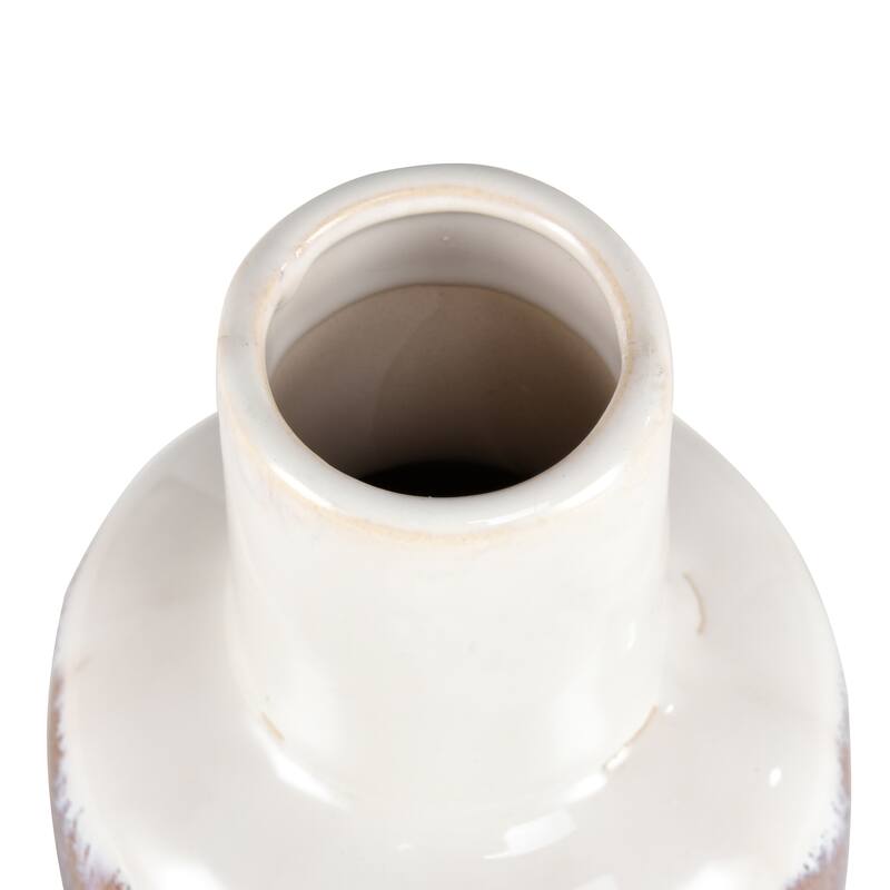 Elk Home Brinson Matte Brown Earthenware 5 Inch Wide Vase