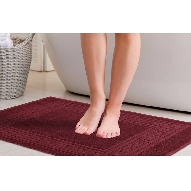 Superior Plush & Absorbent 900 GSM Cotton Bath Mat - (Set of 2)