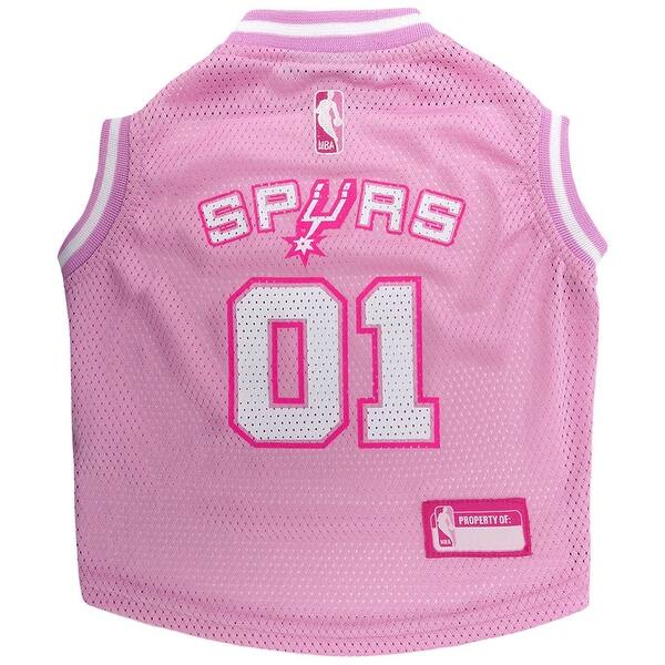 Shop Pets First Nba Pink Mesh Basketball Jersey For Dogs Cats