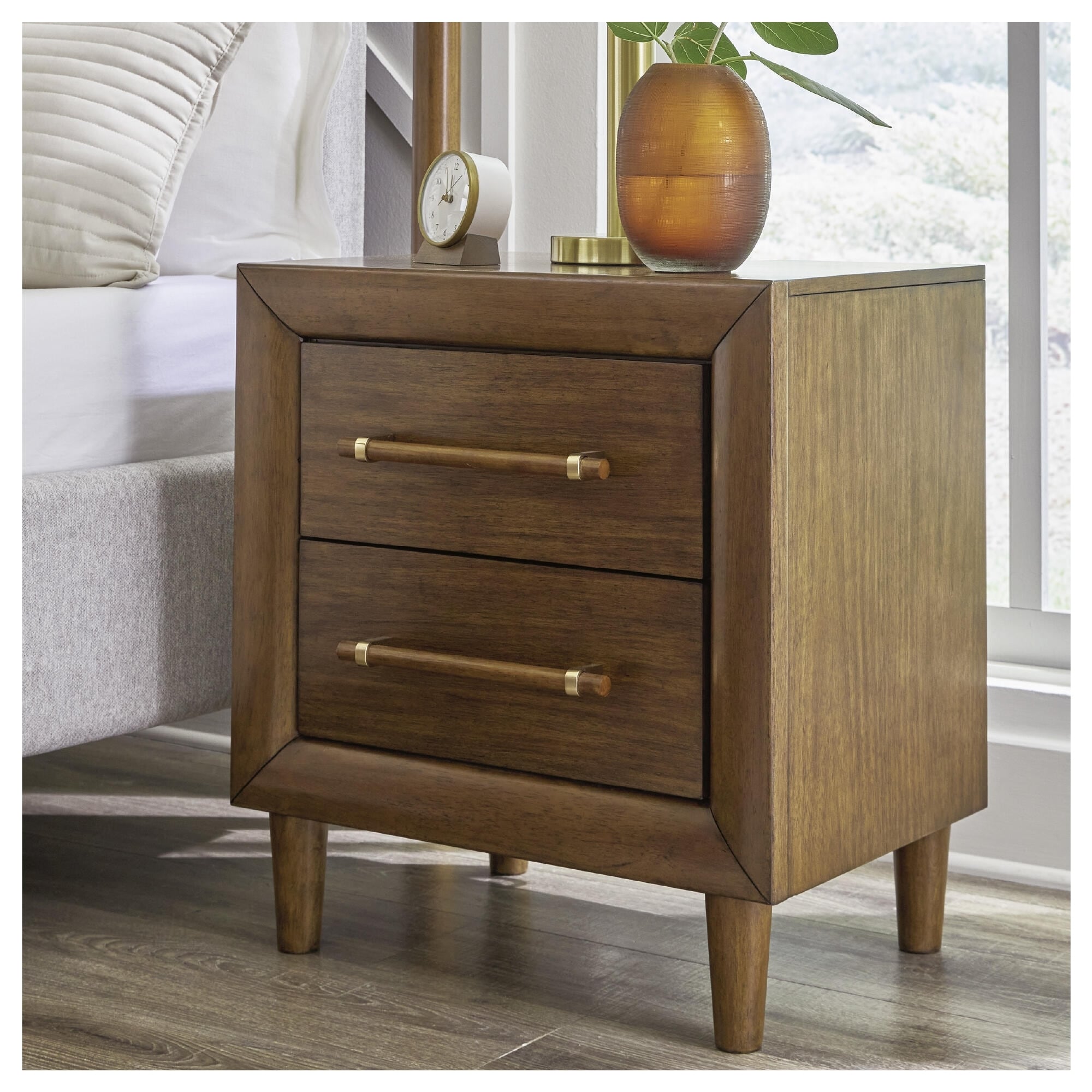 Signature Design by Ashley Lyncott Brown Nightstand