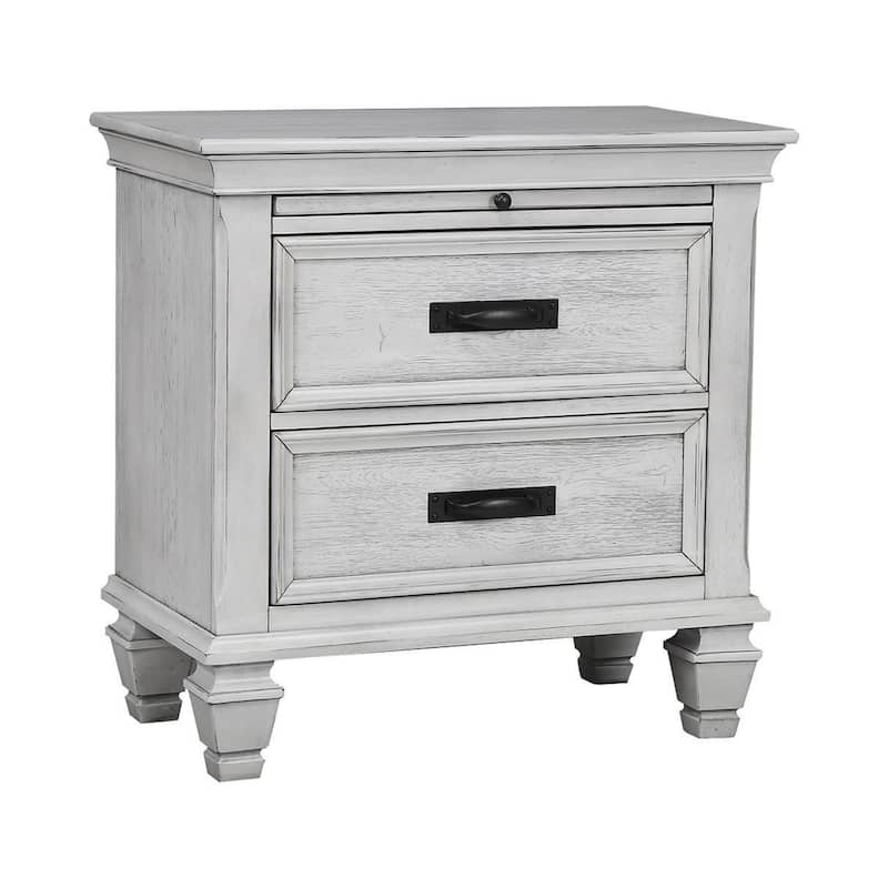 Capistrano Antique White 5-piece Storage Bedroom Set
