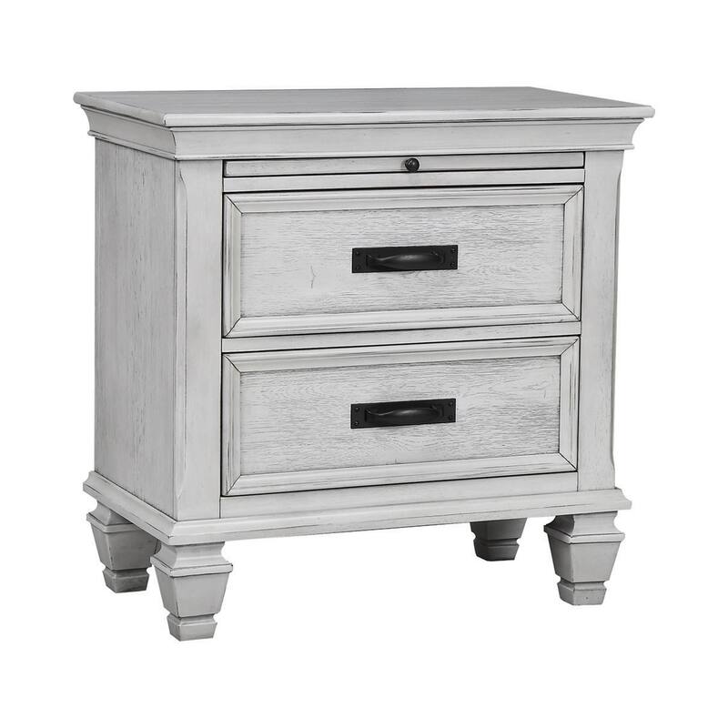 Capistrano Antique White 6-piece Storage Bedroom Set