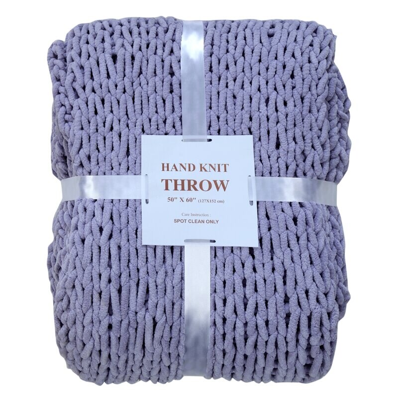 B&m chunky shop knit throw