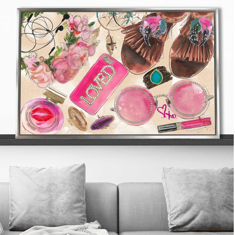 "Festival Important Things" by Jodi Print on Floating Canvas