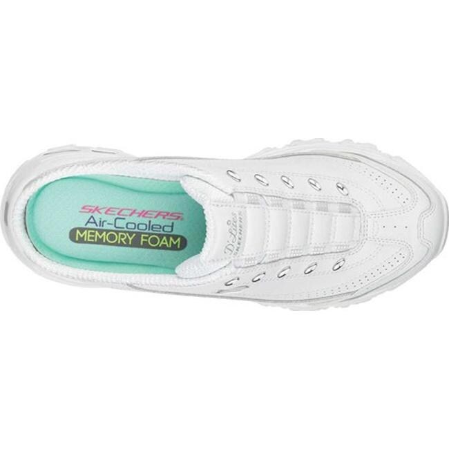 skechers memory foam white