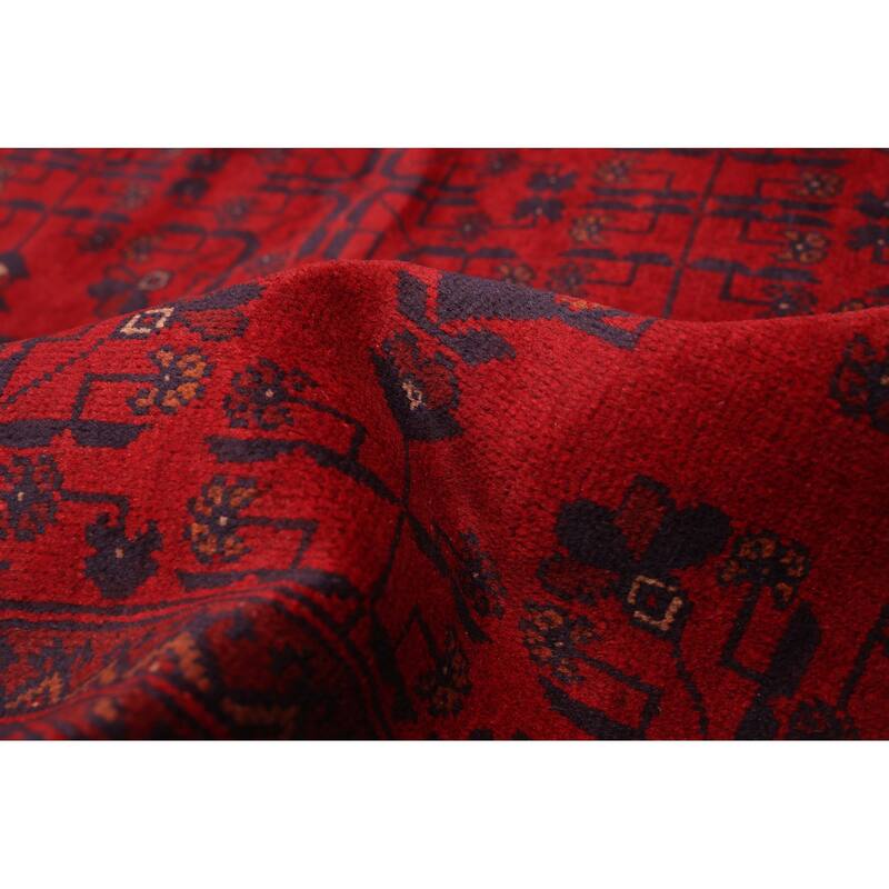 ECARPETGALLERY Hand-knotted Finest Khal Mohammadi Red Wool Rug - 9'11 x 12'10