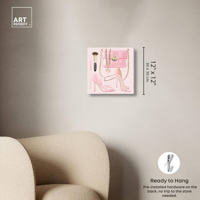 Her Favorite Choices Canvas by Art Remedy, Gallery Wrapped