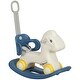 preview thumbnail 1 of 8, 4 in 1 Rocking Horse for Toddles 2-5 Years, Baby Ride on Horse with Detachable Push Handle & Balance Board, - Blue Blue