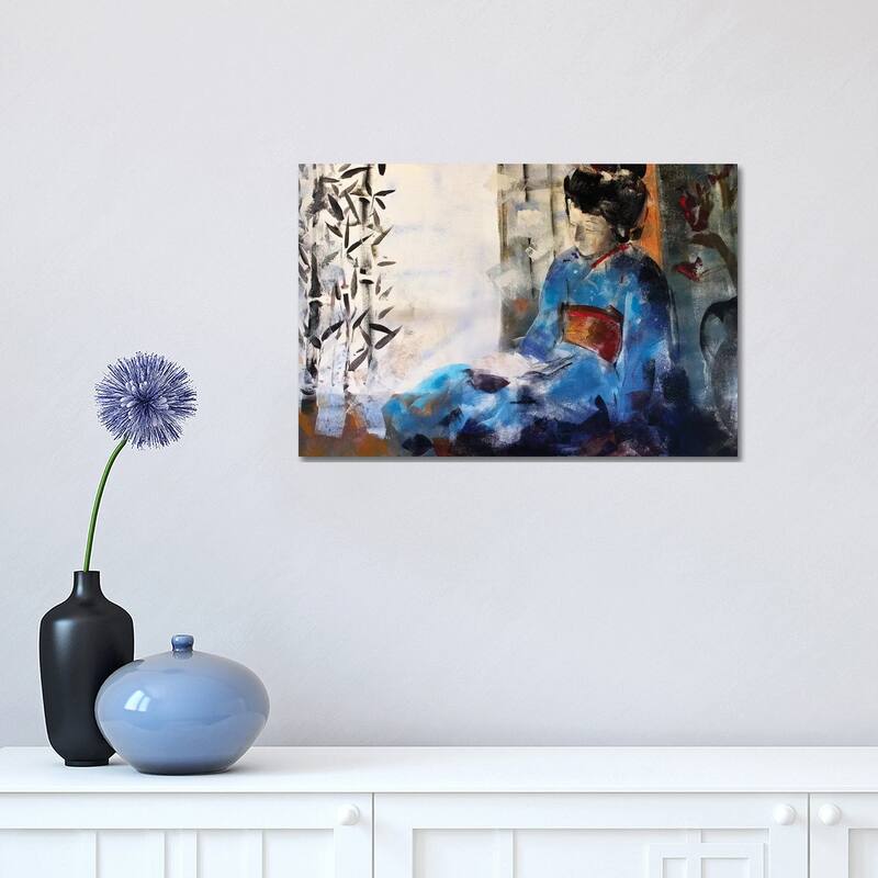 iCanvas "Geisha Sleeping" by Marina Del Pozo Canvas Print - 12x18x1.5