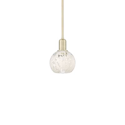 Innovations Lighting 716-1S-9-6 White Mouchette Pendant White