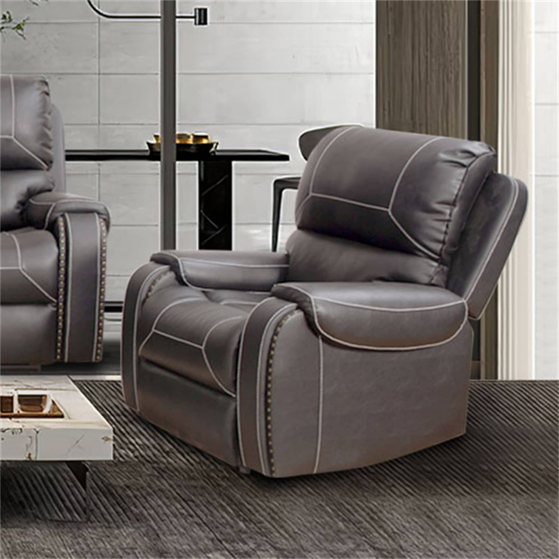 Reclining sale sofa single