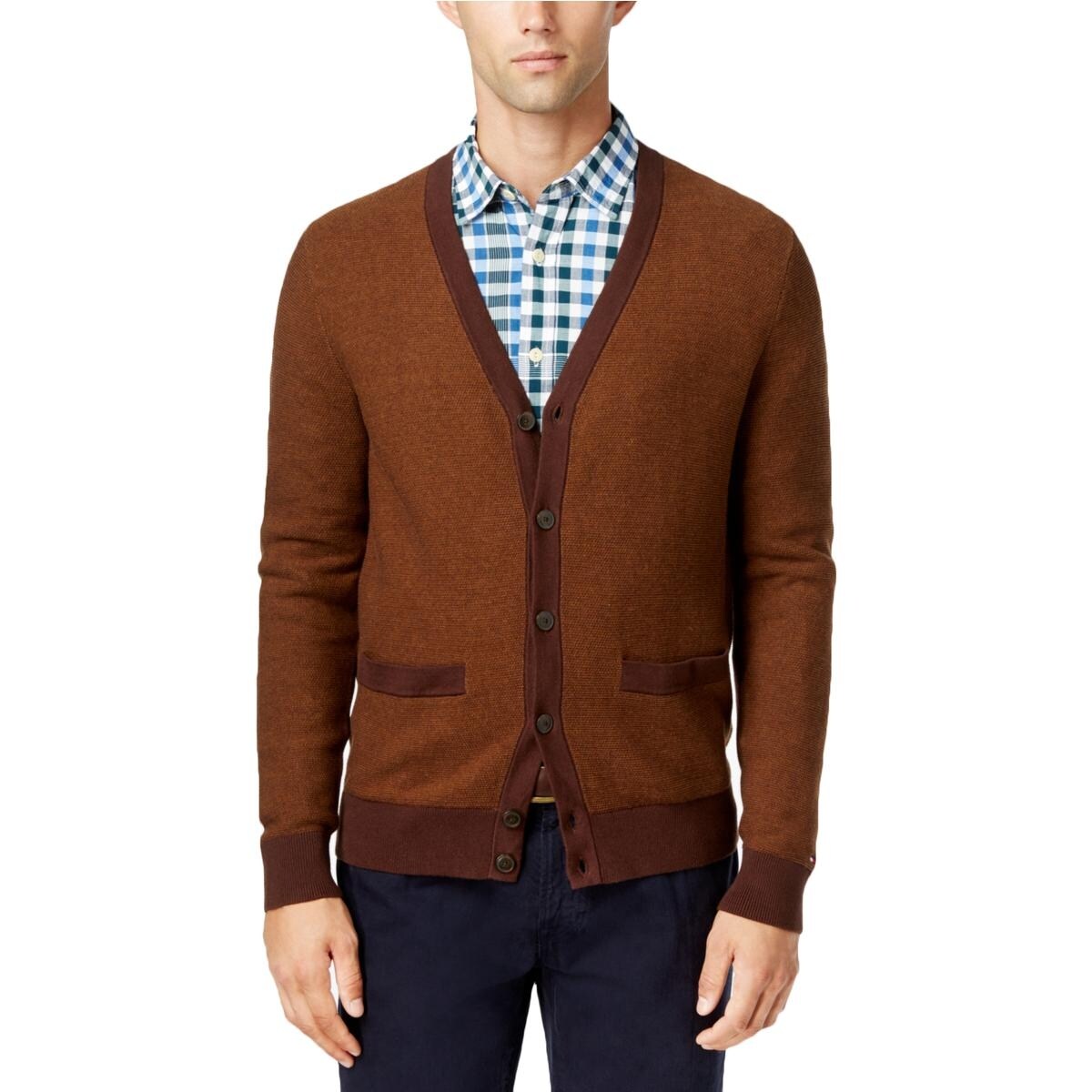 tommy hilfiger mens cardigan sweater