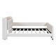 preview thumbnail 27 of 27, Upholstered Bed Platform Bed Faux Leather Bed Frame with Storage Headboard and Guardrail Wood Slat Support Low Profile Bed