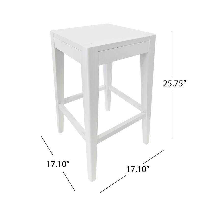 Counter Bar Stools White Kitchen Island Dining Stools Side Chair Accent Chair Armless Chair Lounge Chair
