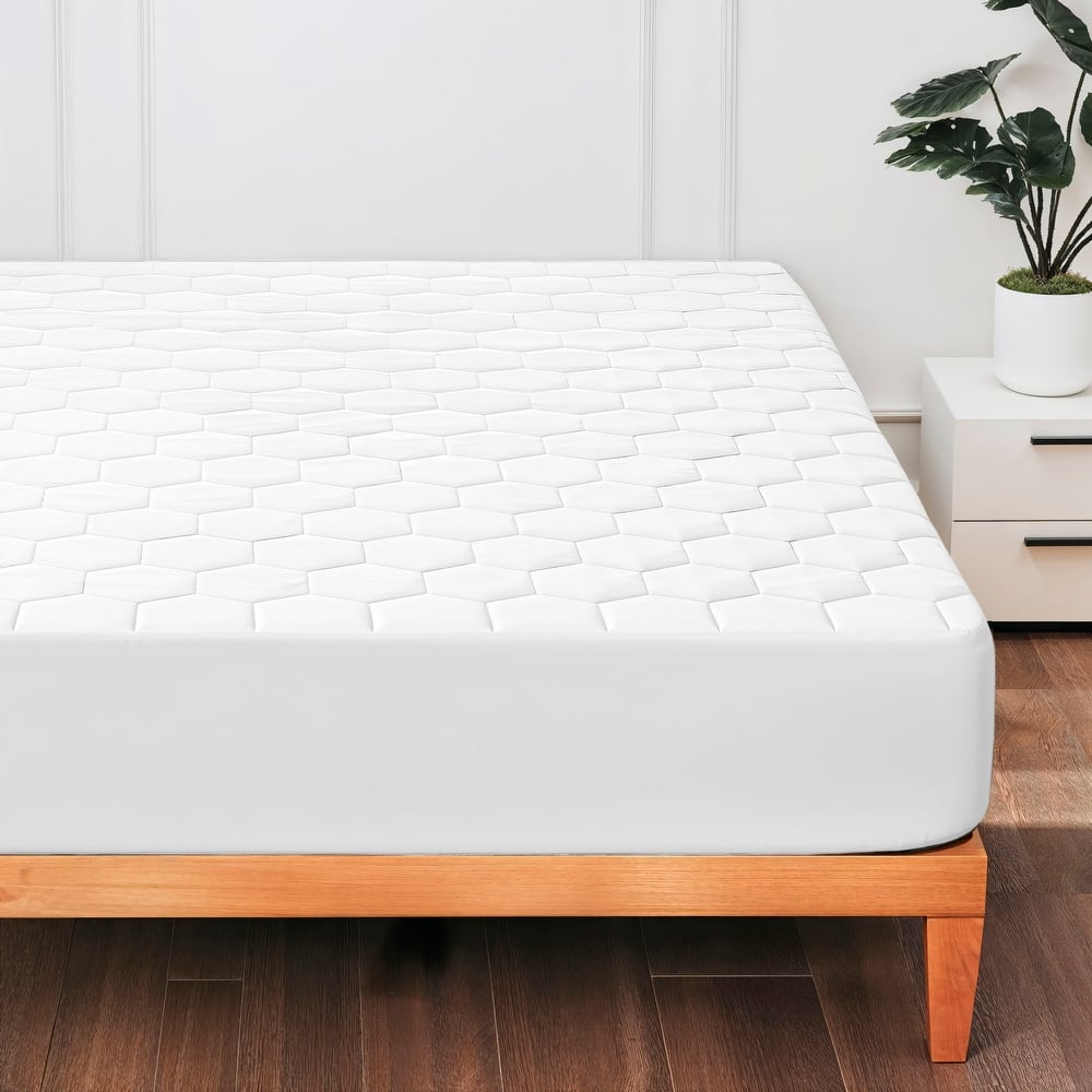 Empyrean Quilted Fitted Mattress Pad Cover