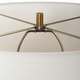 preview thumbnail 5 of 6, Uttermost Avola White Marble Table Lamp - 32" H X 16" W X 16" D