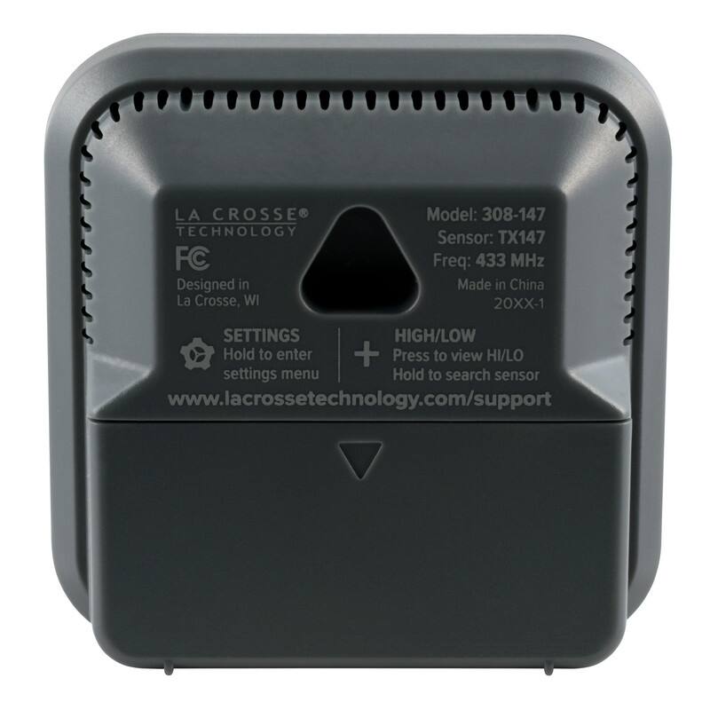 La Crosse Technology Wireless Compact Digital Thermometer with Humidity